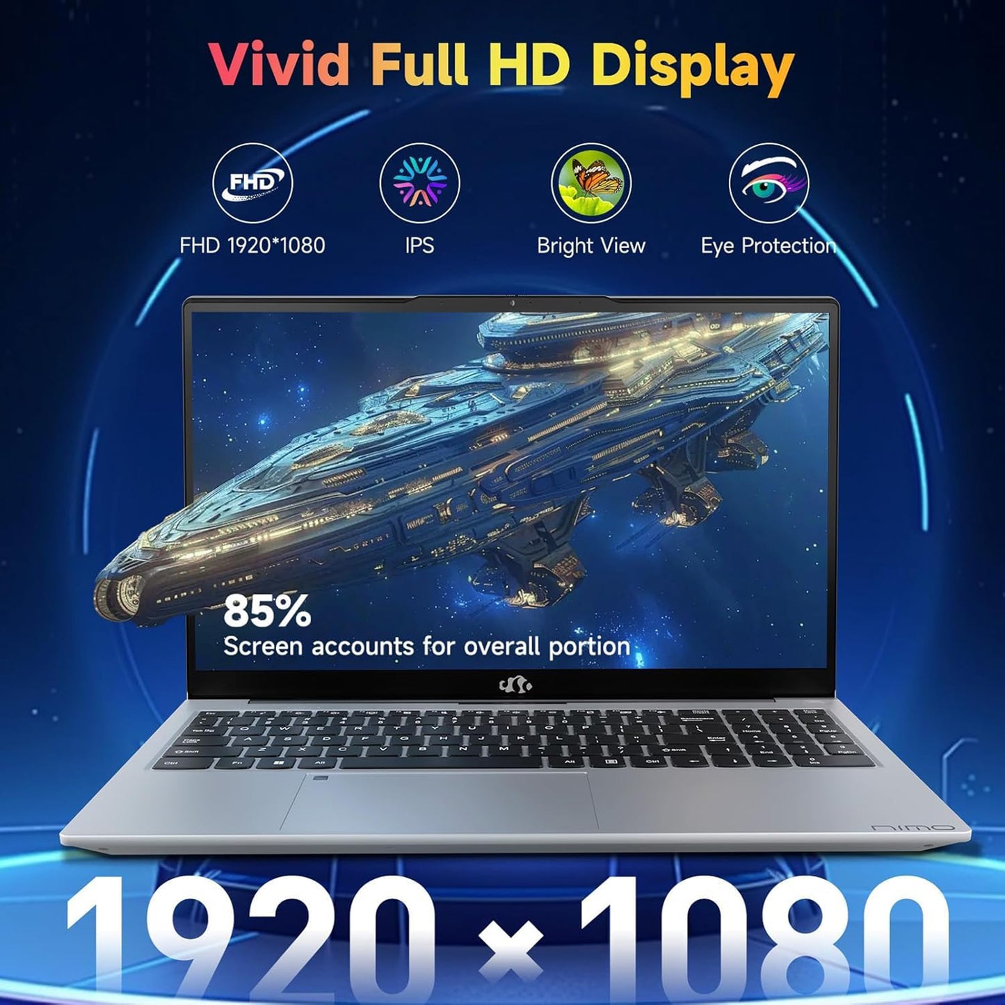 15.6 IPS FHD-Laptop, 16GB RAM 1TB SSD Intel Pentium Quad Core N100 (Beat to i3-1115G4 Up to 3.4GHz) Student-Laptop, Laptop-Computer with Backlit Keyboard Fingerprint Home-laptop, Win11, Rose Gold