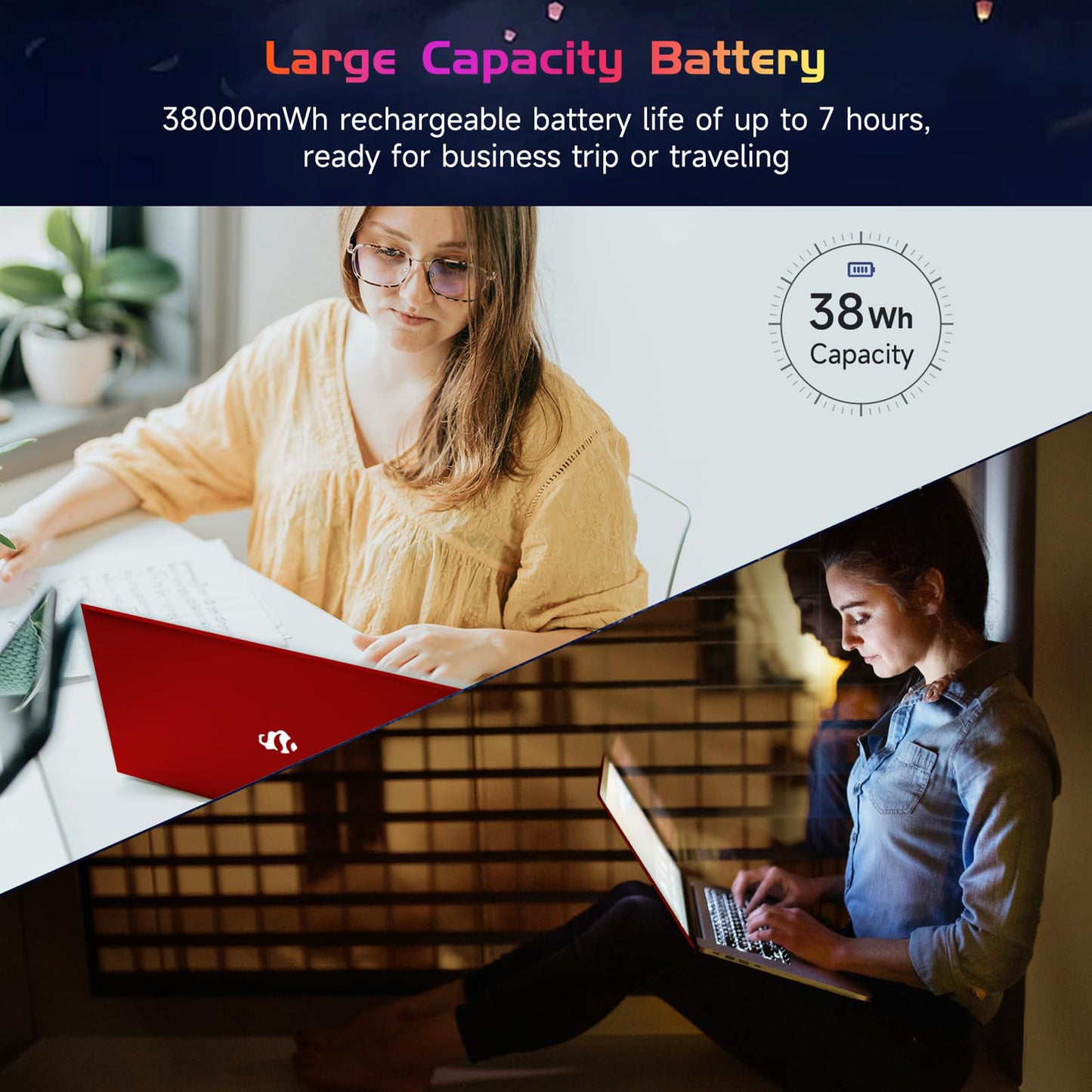 15.6 IPS FHD-Laptop, 16GB RAM 1TB SSD Intel Pentium Quad Core N100 (Beat to i3-1115G4 Up to 3.4GHz) Student-Laptop, Laptop-Computer with Backlit Keyboard Fingerprint Home-laptop, Win11, Rose Gold